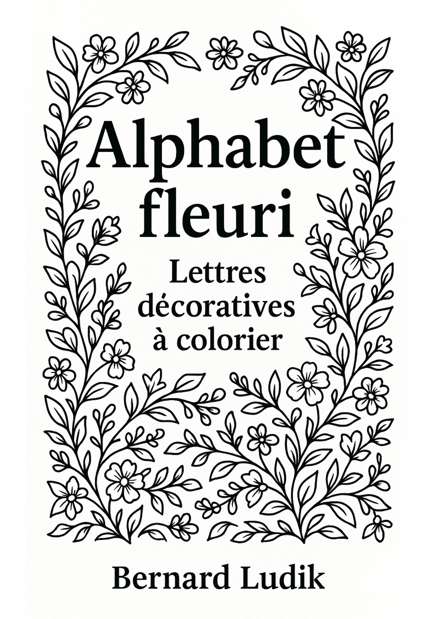 Alphabet fleuri