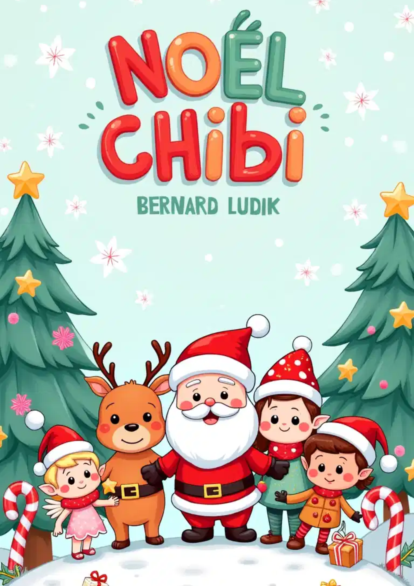 Noel Chibi - petits héros à colorier