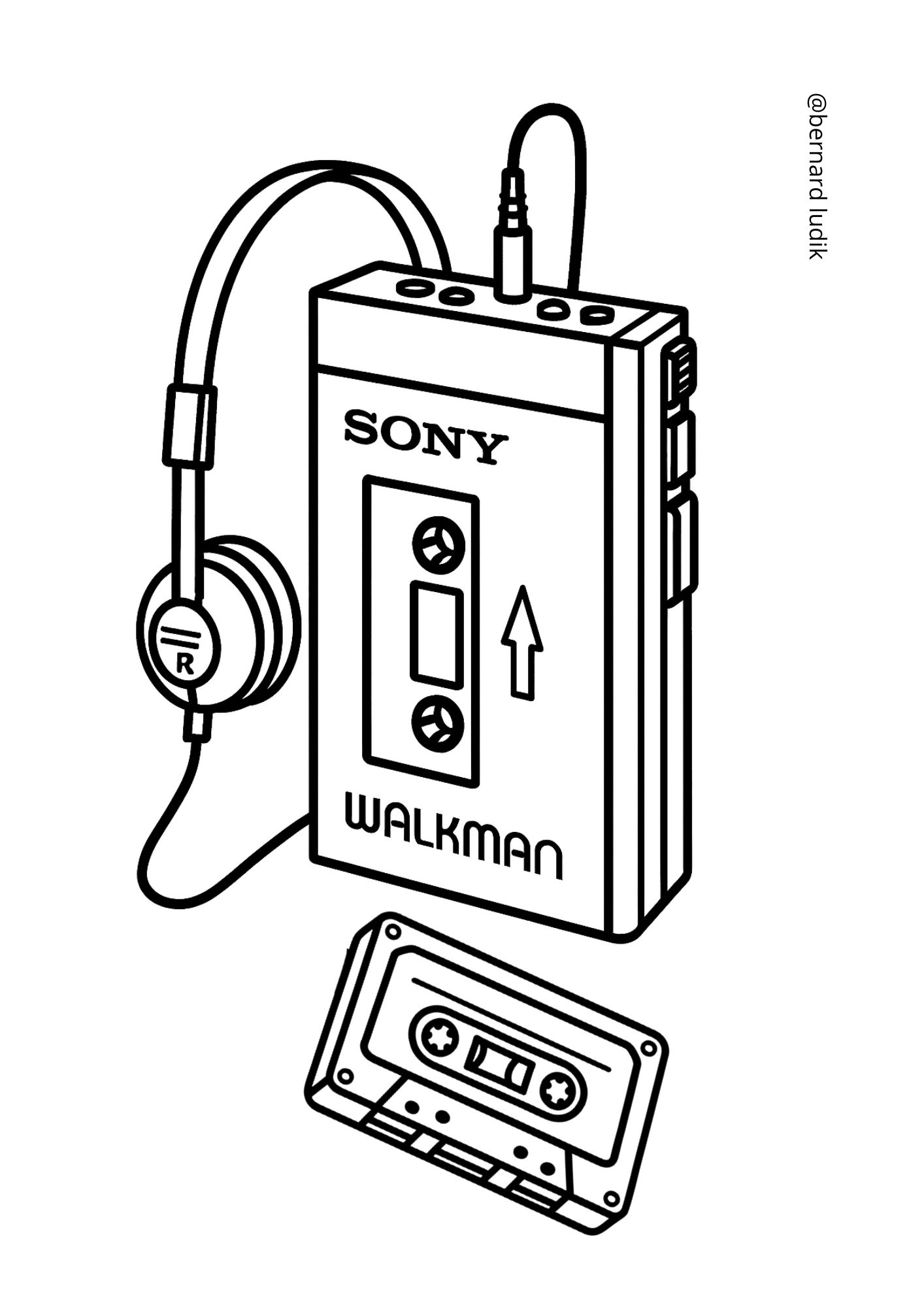 Objet culte à colorier 10