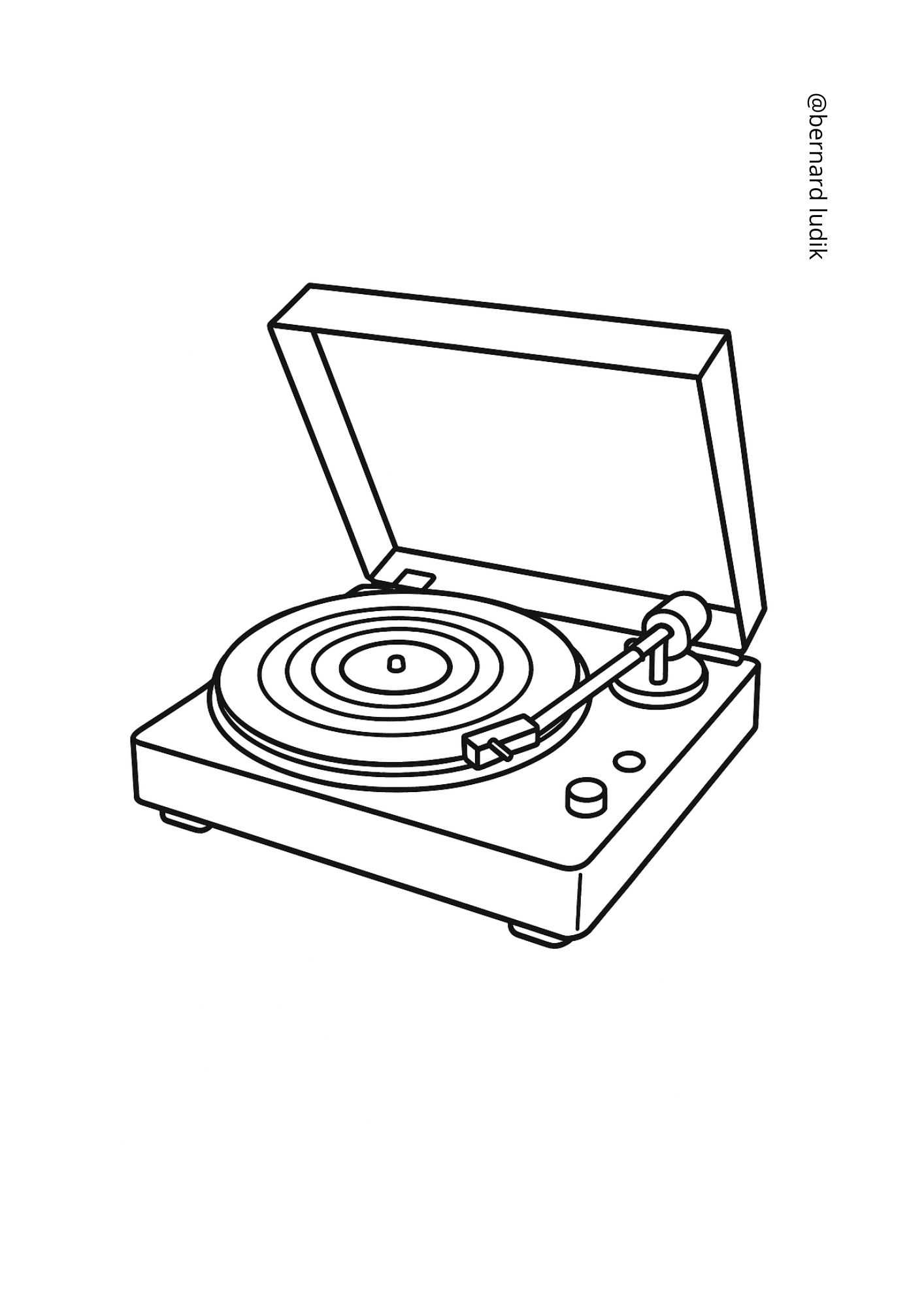 Objet culte à colorier 9